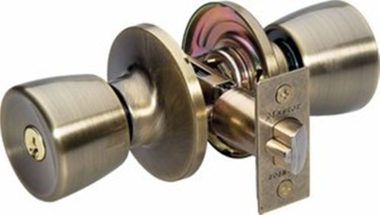 What is a keyed entry door knob?