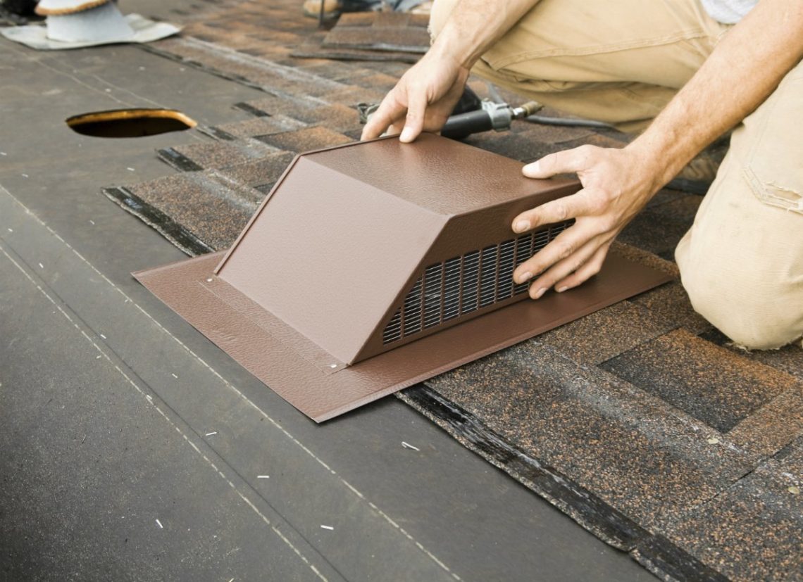 How do you install attic vents?