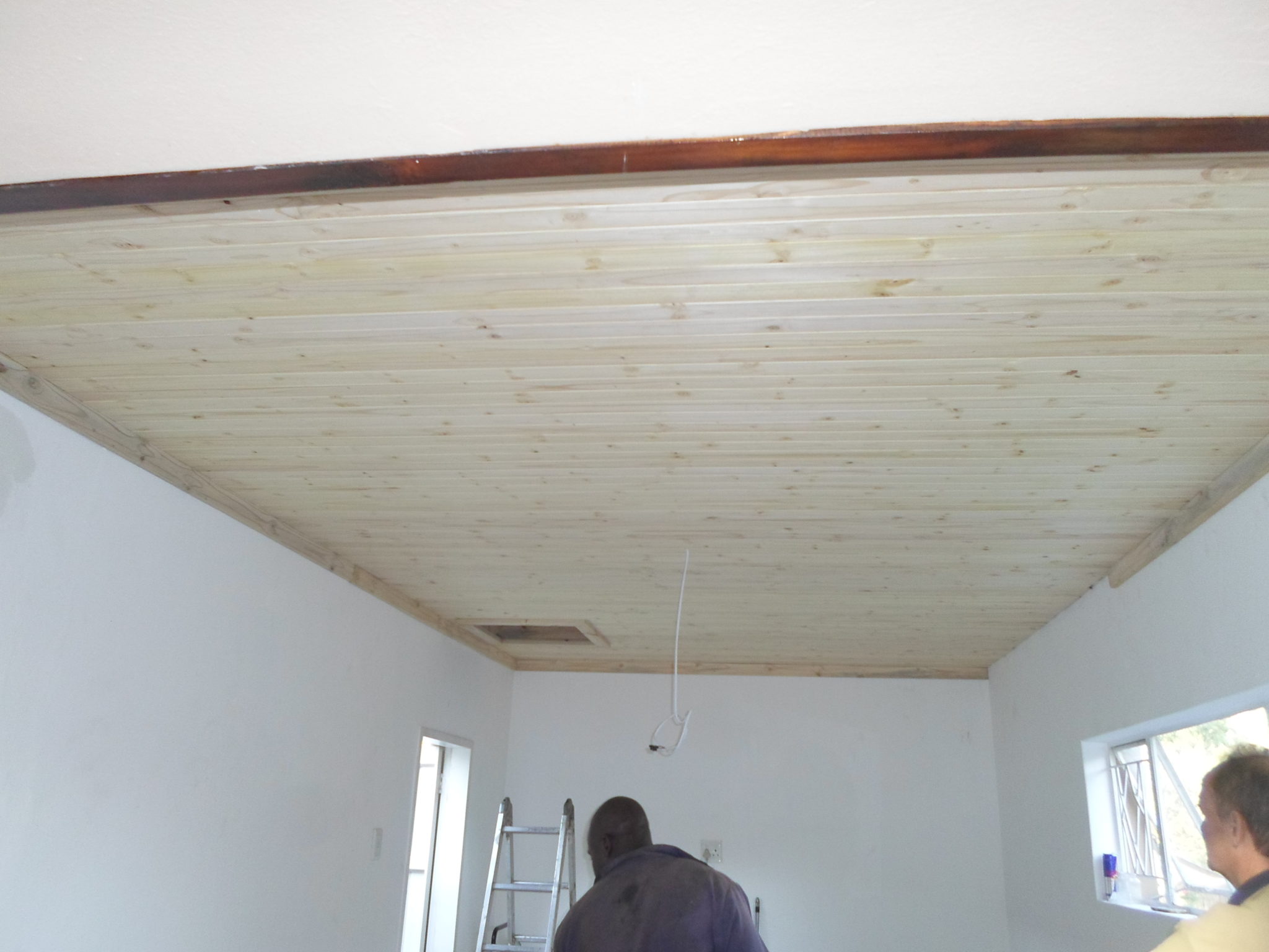 How do you install nutec ceiling boards?