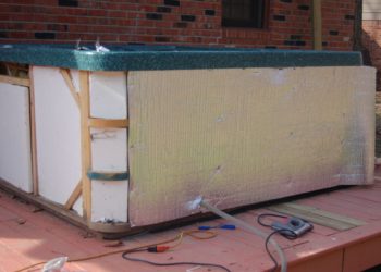 hot tub insulation pad