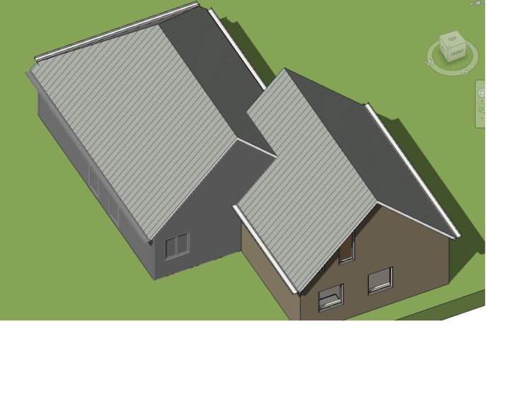 how to join two gable roofs together
