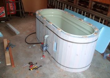 insulating stock tank hot tub