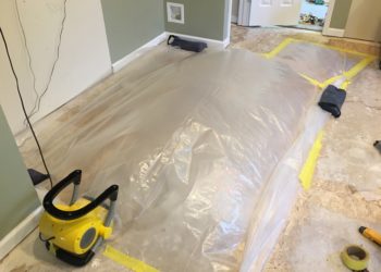 wet subfloor