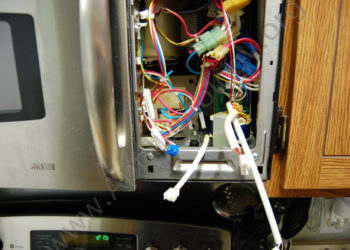 Where is the fuse on a GE microwave?