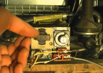 How do you light the pilot on a gas heater?