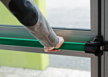 push bar to open door lock