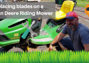how to take mower blades off