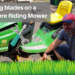 how to take mower blades off