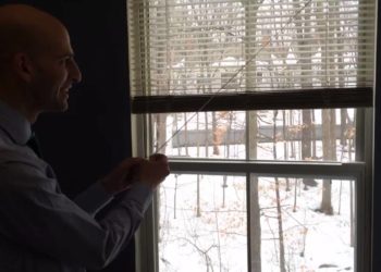 how to lower blinds with wand