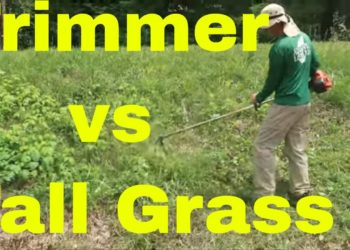 Can you use a string trimmer on wet grass?