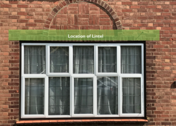 What is a brick lintel?
