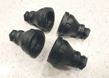 How do you attach a light socket to a pipe?