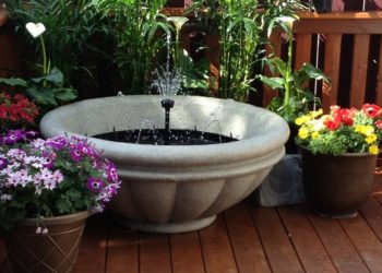 How can I make a solar fountain at home?