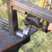 homemade pipe gate hinges