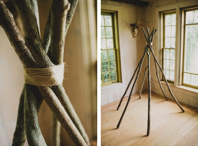 how to tie a 5 pole teepee