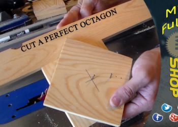 how to cut an octagon out of wood