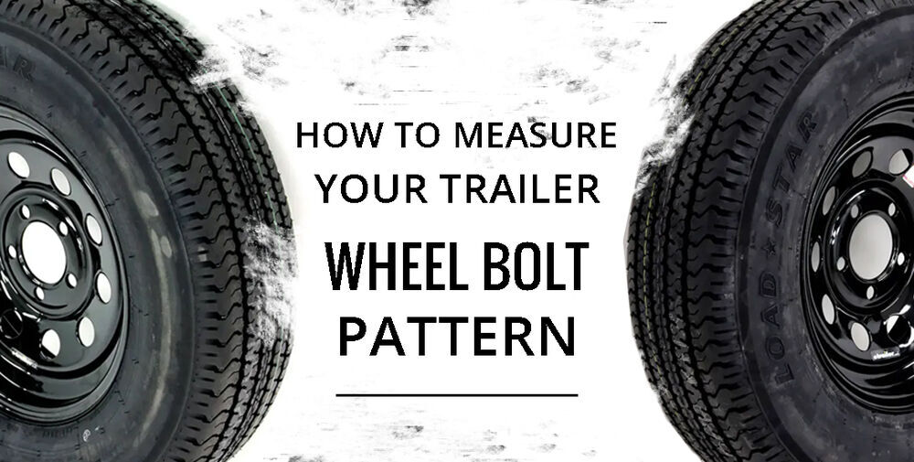 How do you measure the bolt pattern on a trailer?