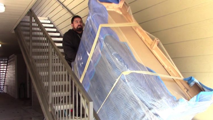 how to move a dresser up stairs by yourself
