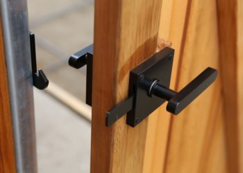 gate latch accessible from both sides
