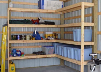 metal shed organization