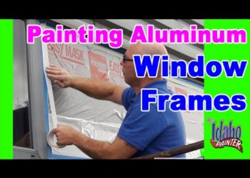 can you paint exterior metal window frames