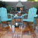 How do you paint outdoor wood furniture?