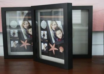 What do you put inside a shadow box?