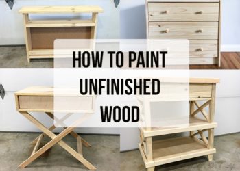 can you paint unfinished wood