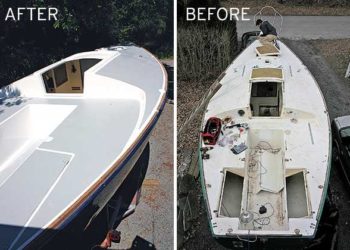 how to paint fiberglass deck