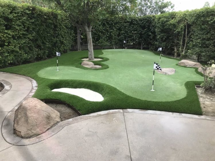 artificial putting green stimp