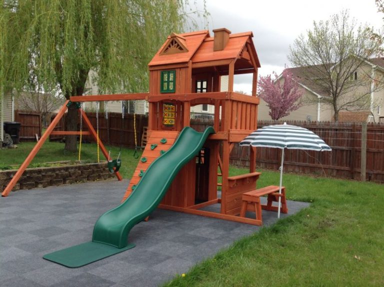 How do you protect a cedar playset?