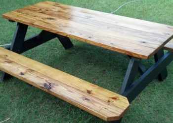 how to seal a wood picnic table