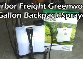 How do you assemble a Greenwood backpack sprayer?