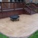 repainting stamped concrete patio