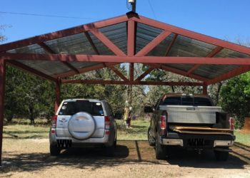 how to stabilize a metal carport