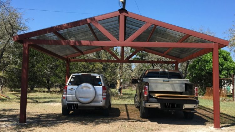 how to stabilize a metal carport