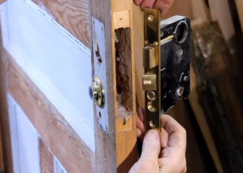 How do you remove a cylinder lock?