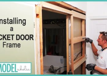 Can you replace a pocket door without removing drywall?