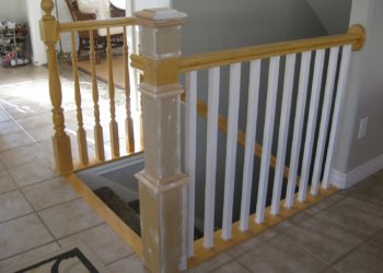 how to replace a banister
