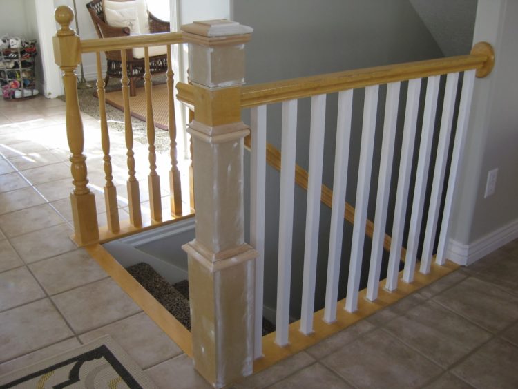 how to replace a banister