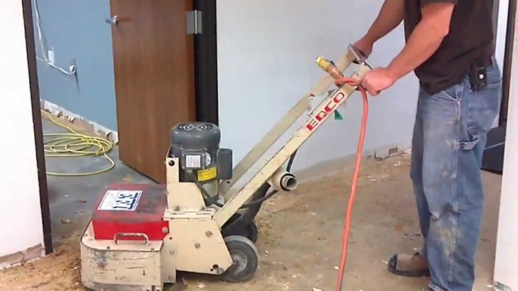 how to remove carpet from concrete