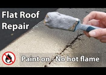 What can I use to seal a flat roof?
