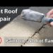 What can I use to seal a flat roof?