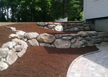 remove rock retaining wall