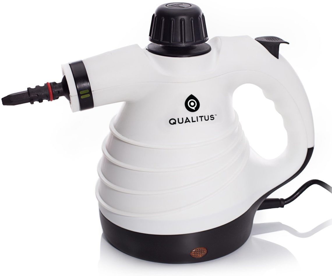 How do you remove stains from a steamer?