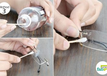 how to remove glue from glass