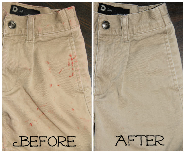 how to get oil stain out of khaki pants