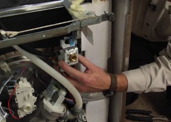 how to replace water inlet valve dishwasher