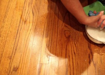 how to remove wax from wall and floor