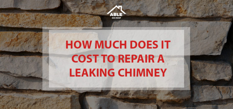 How much does it cost to repair chimney?